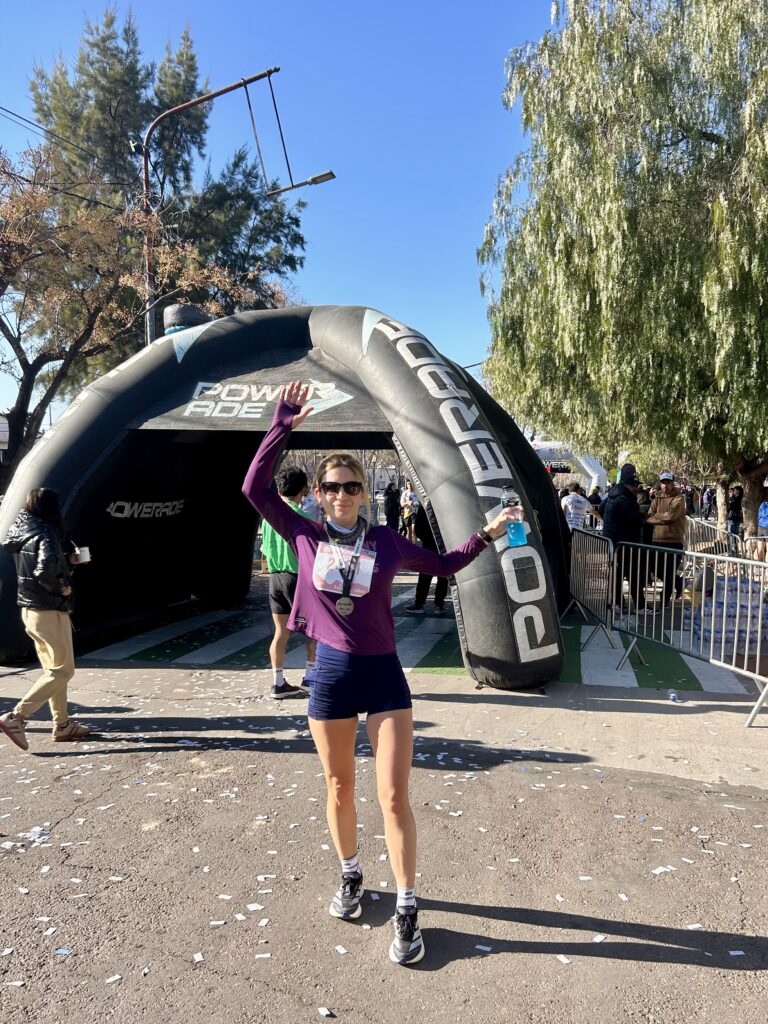 Testimonio de Carolina corriendo una media maratón gracias al agua hidrogenada.